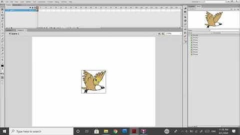 TUTORIAL ANIMASI BIRD - FRAME BY FRAME