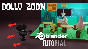 Dolly Zoom In Blender - Blender Tutorial