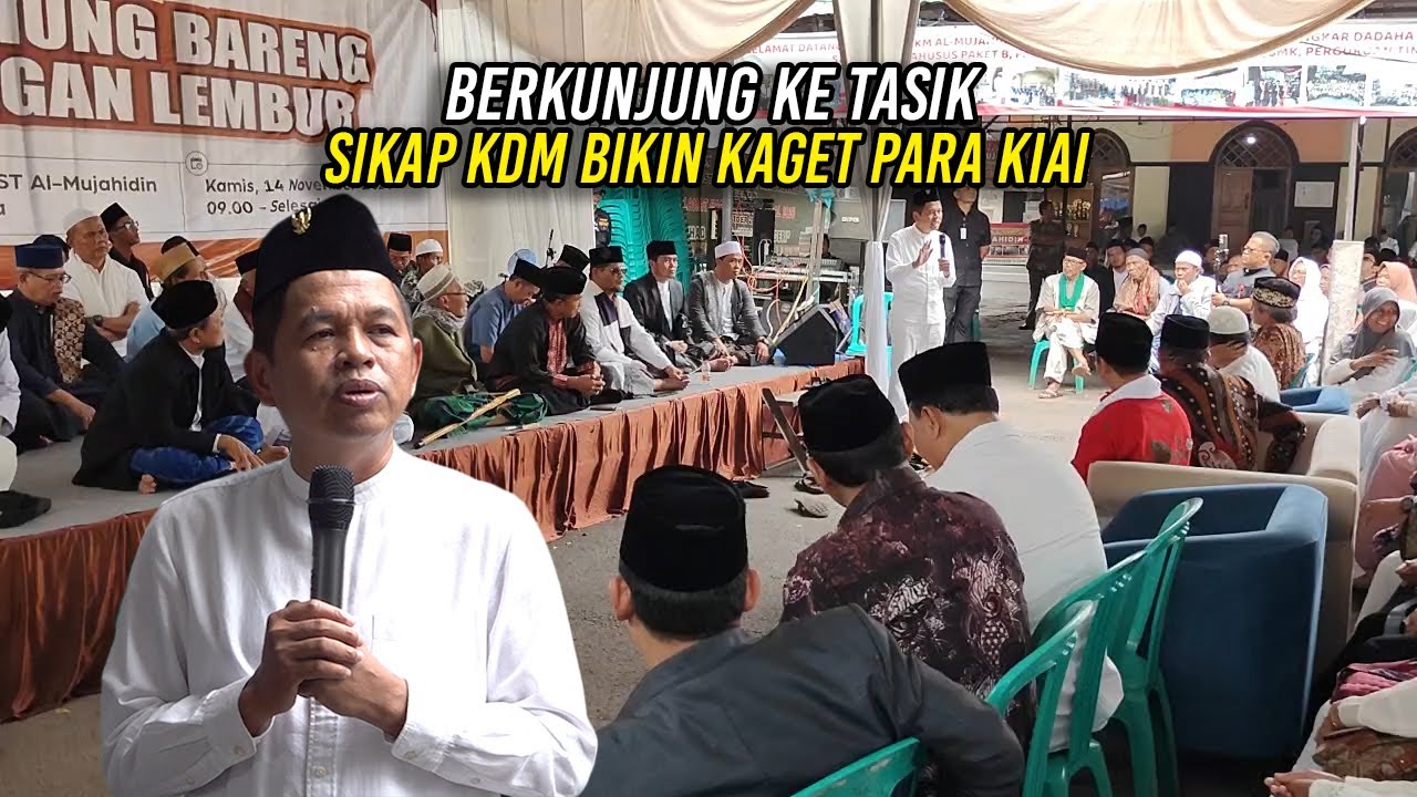 BERKUNJUNG KE TASIK | SIKAP KDM BIKIN KAGET PARA KIAI