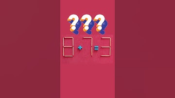 move 1 matchstick to fix the equation | Matchstick puzzle 8+7=3 #puzzle #puzzles #matchstick #riddle