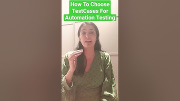 How To Choose Testcases For Automation Testing?#automationtesting #automation #shortswithcamilla