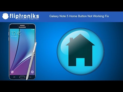 Samsung Galaxy Note 5 Home Button Not Working Fix - Fliptroniks.com