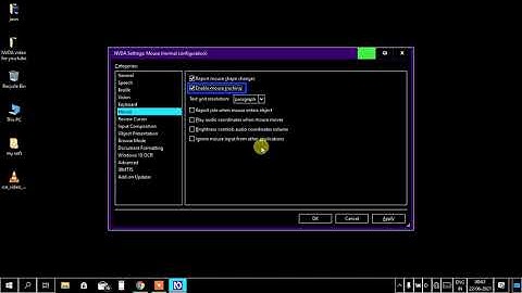 most important NVDA mouse setting how to use mouse blind people  with screen reader NVDA