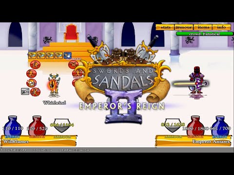 Swords and Sandals II : Emperoru0027s Reign | 4k/60fps | Full Game Walkthrough Gameplay No Commentary
