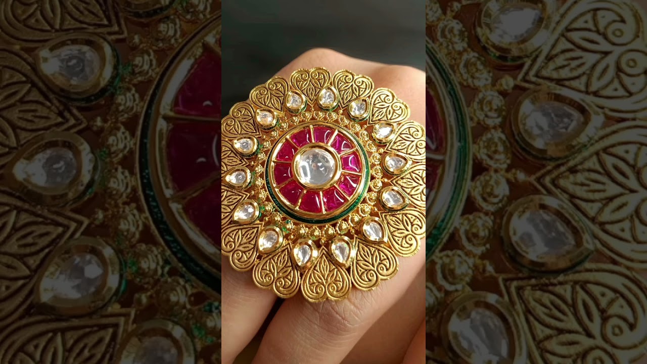 antique gold rings designs 😘