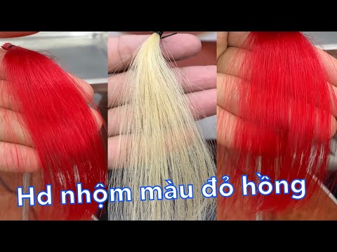 Màu Tóc Đỏ Hồng - Hướng dẫn nhuộm màu đỏ hồng