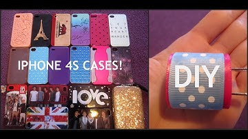 DIY Phone Charger + My IPhone 4S Cases!