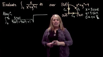 Line Integral Evaluation Example 2