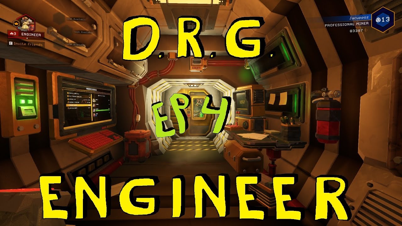 Deep Rock Galactic Engineer EP 4 Aquarqs/Fossils YouTube