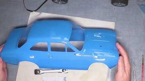 Project Tamiya TT02 Type S Escort Rally Car Build Body