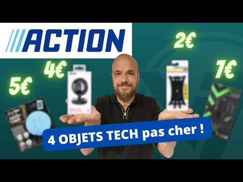 4 OBJETS TECH ACTION à moins de 8€ ! du bien et du beaucoup moins ...