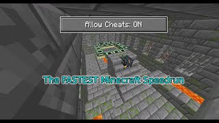 Speedrunning Minecraft with Allow Cheats: On
