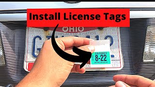 How to Install your License Tags