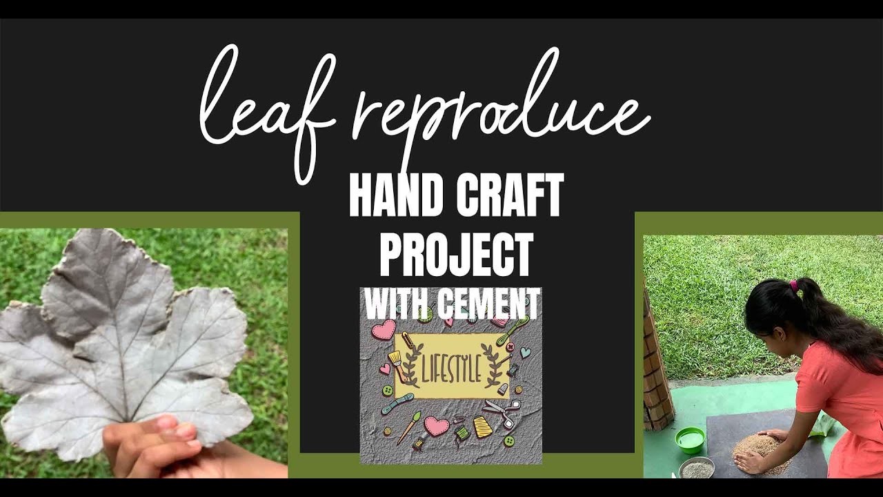 Hand craft project with cement - YouTube