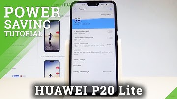 How to Enable Power Saving in HUAWEI P20 Lite - Extend Battery Life Time |HardReset.Info