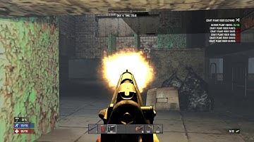 7 Days to Die gas barrel explosion part 1.._.