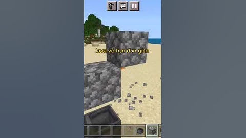 cách làm lava vô hạn trong Minecraft #subscribe #minecraft #minecraftshorts #shorts