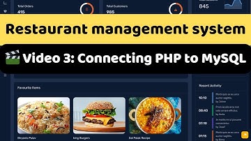 #03 How to Connect to the Database | PHP Restaurant Management System Tutorial (Beginner-Friendly)