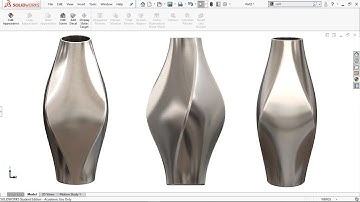 Master SolidWorks | Create an Eye-Catching ‘Dune Vase’ with Proven Techniques | Tips for CAD Skills!