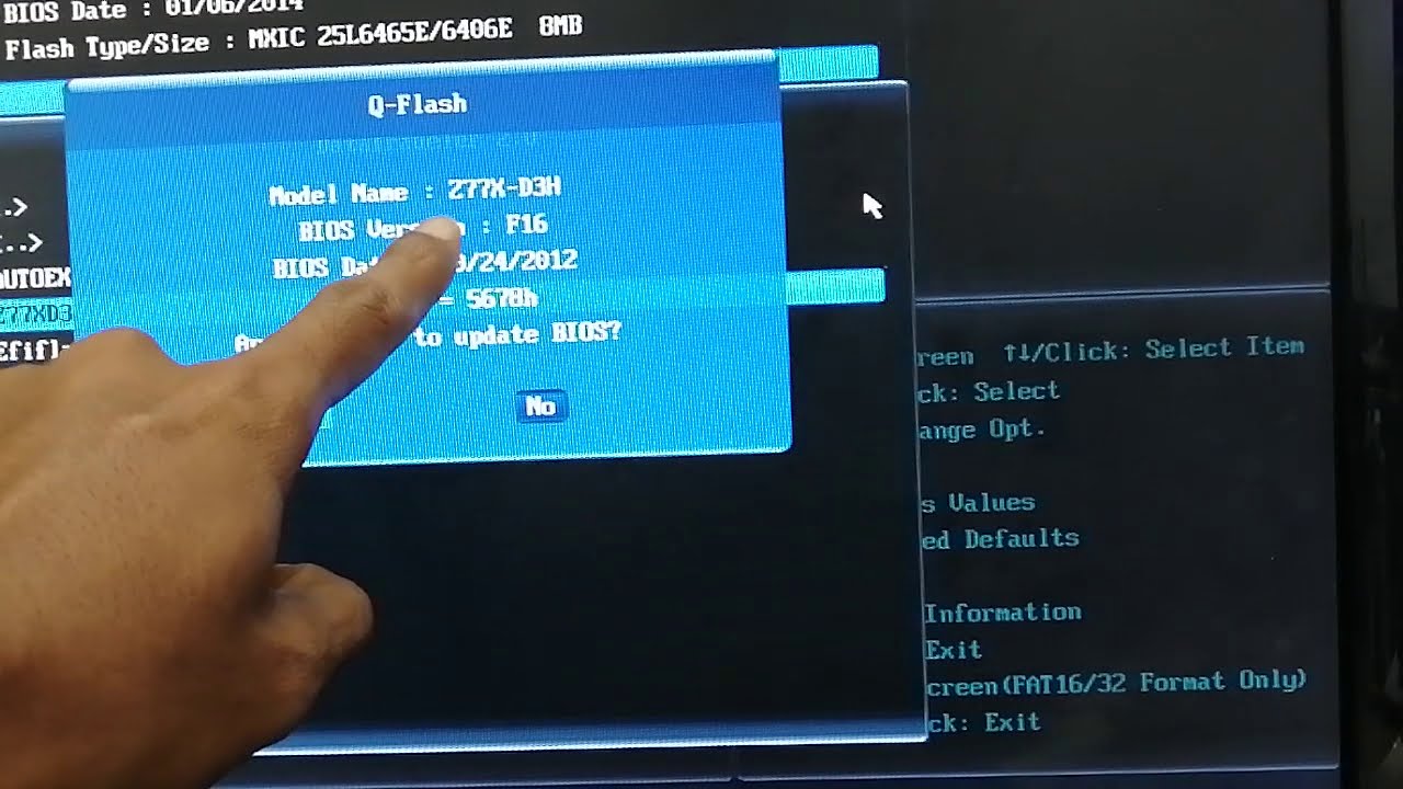 ขั้นตอนการแฟลชไบออส(Flash BIOS) Mainboard GIGABYTE GA-Z77X-D3H