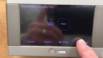 CM Trane XL 824 humidity control function