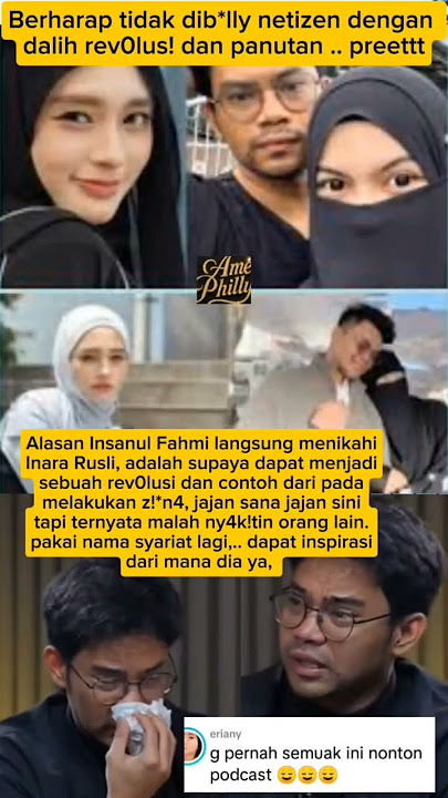 Insanul: Rev0lus! & contoh ny4t4 dari pada berZ! n4, belajar ilmu dr mn dia? #trending #inararusli