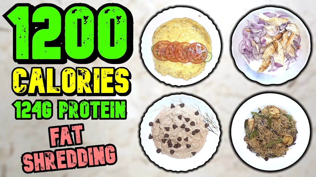 HIGH PROTEIN 1200 Calorie Meal Plan For Weight Loss YouTube