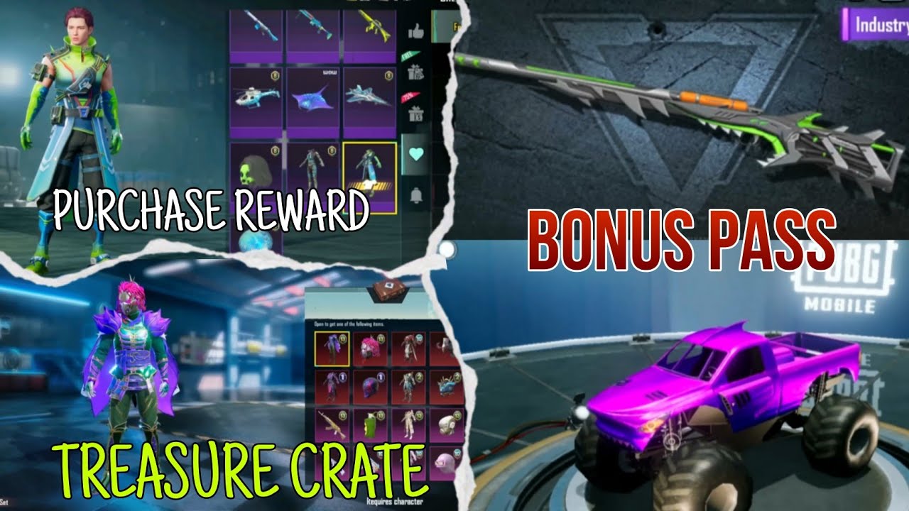 NEW RP TREASURE CRATE | A8 RP BONUS PASS 1 TO 100 REWARDS | PURCHASE REWARDS
