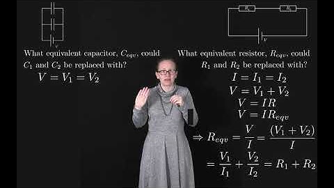 Capacitors in series and parallel