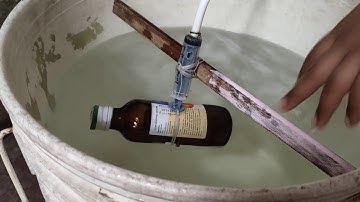 Home made overflow valve #valve #homemade #inovation