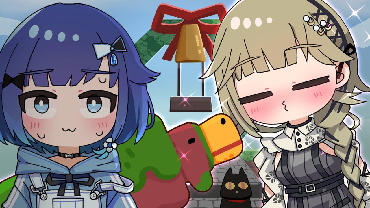 【手描き】伝説のリースの前でキスして永遠に結ばれる２人!?【ぶいすぽっ！/英リサ/紡木こかげ】【マンガ動画/アニメ/VTuber】