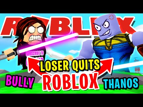 Thanos Vs No 1 Bully Cviorg Loser Quits Roblox Forever In - youtube video statistics for roblox unlocking thanos infinity