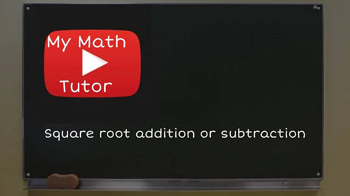 Square root addition or subtraction