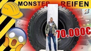 GRÖSSTER REIFEN DER WELT & 1.000 TONNEN KRANE | bauma Tour - TEIL 2