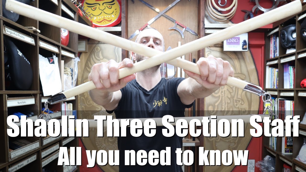 Three Section Staff  Ancient flail 3 sectional staffs