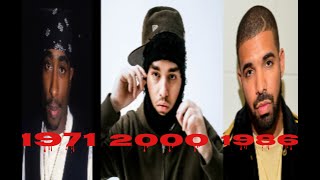 BEST RAPPERS BY THE YEAR THEY WERE BORN