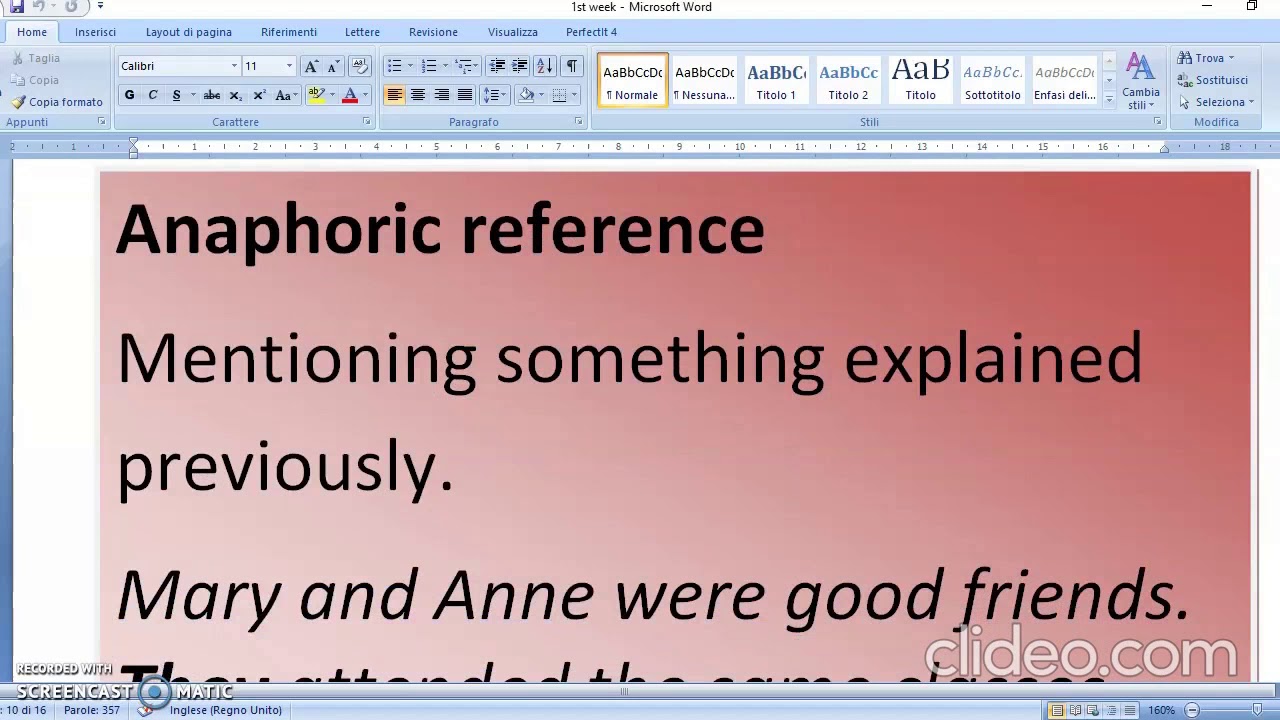 video 1 inglese II CP riassunto lezioni in classe del 2 e 4 marzo (h4