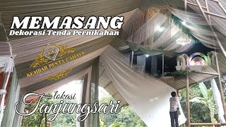 Download Lagu INSTALLING THE NEWEST WEDDING TENT DECORATIONS AT THE TANJUNGSARI WEDDING LOCATION 2025 | KEMBAR ... MP3