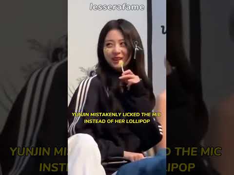 Yunjin mistakenly licked