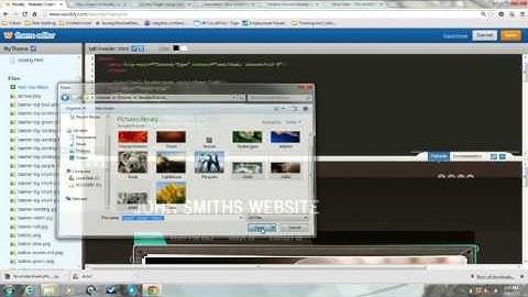 How to add a Rotating Banner in Weebly. (Nivo Slider)