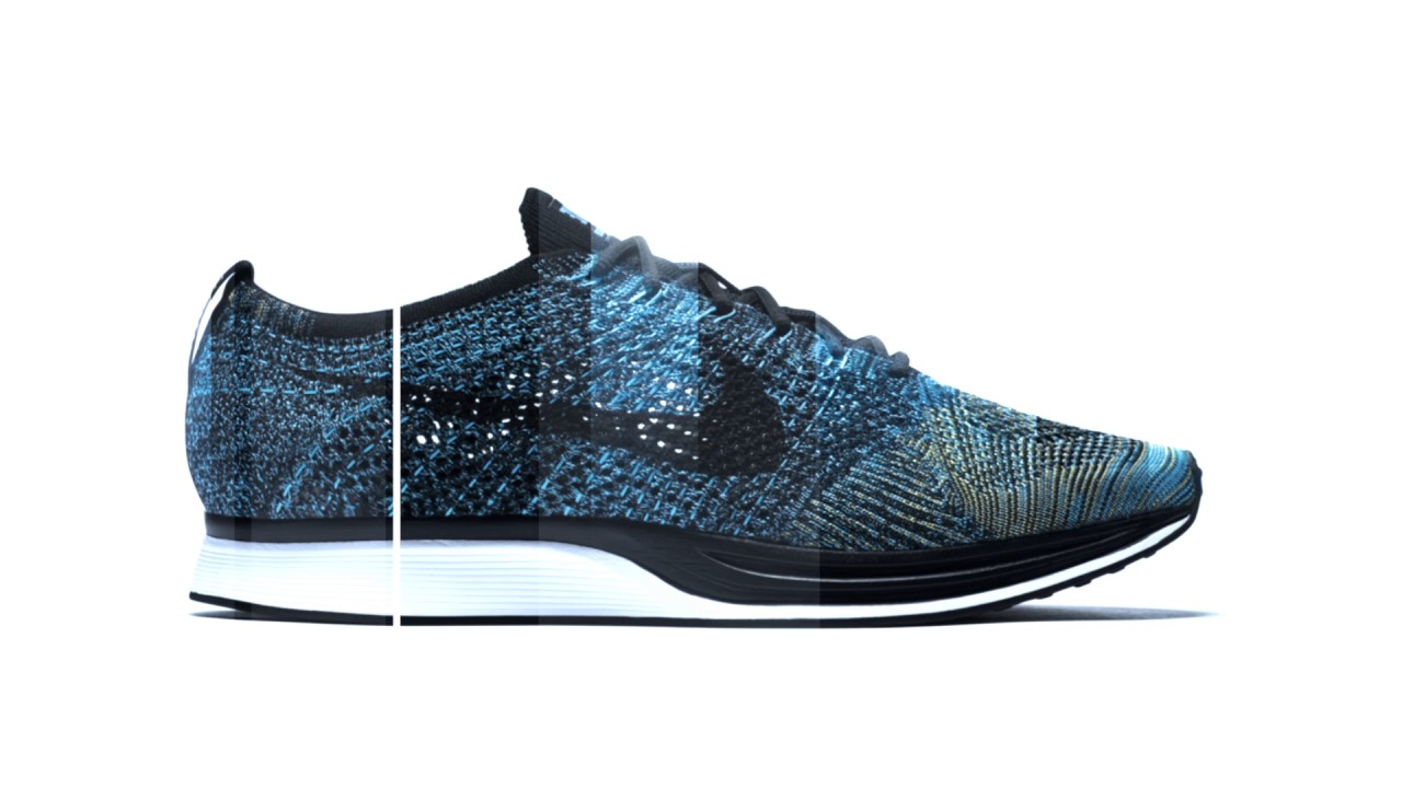 blue flyknits