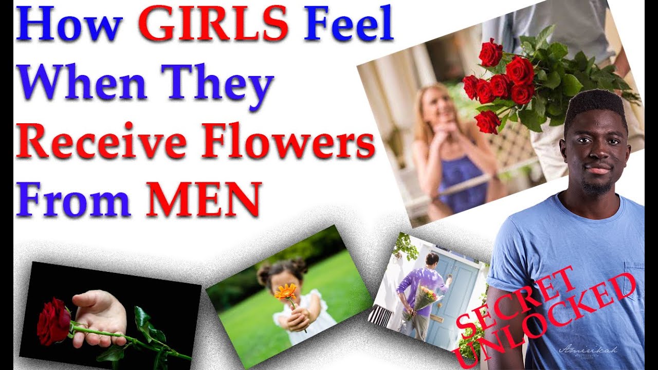 How girls feel when they receive flowers from men YouTube