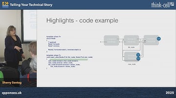 Telling Your Technical Story - Sherry Sontag - C++ on Sea 2025