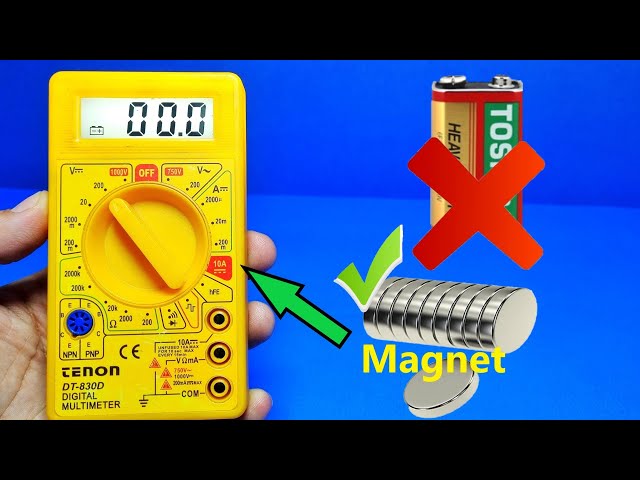 Tired of Constantly Changing Batteries? One Magnet Is Enough for Everything - Multimeter Upgrade class=