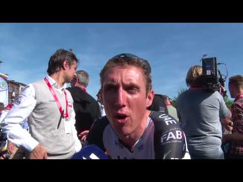 Dan Martin - Interview at the start - La Flèche Wallonne 2018