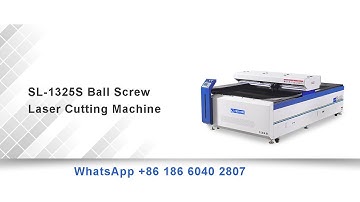 High precision Ball Screw transmission Laser Cutting Machine with CCD.SL-1325S
