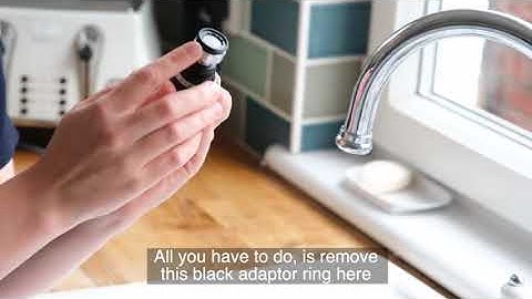 Water Saving Device: How to install a tap aerator