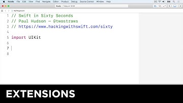 Extensions – Swift in Sixty Seconds