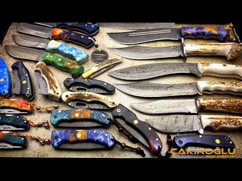 💥 DAMASCUS ÇELİĞİ’NDEN ÜRETİLEN MODELLERİMİZ #damascus #damascussteel #damascusknife (ÇAKIROĞLU) 🔪