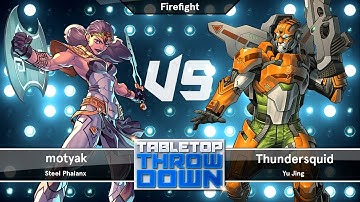 Tabletop Throwdown - Infinity Batrep - Firefight - Yu Jing (Thundersquid) vs Steel Phalanx (motyak)